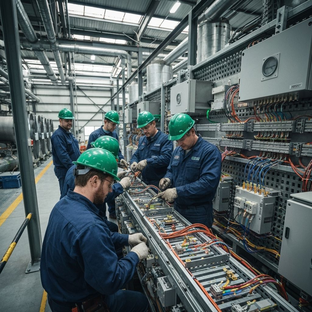 Prabhat Electricals team at work